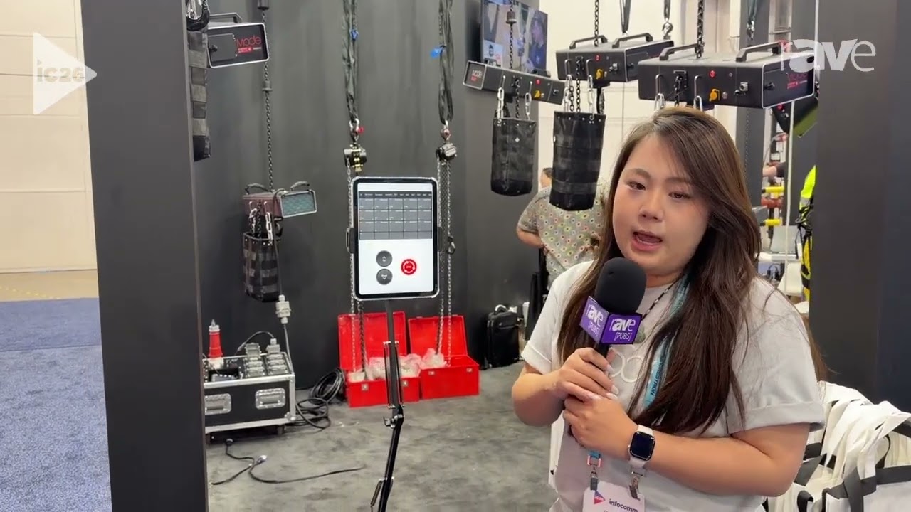 InfoComm 2026: Mode Features Mode FreeHoist+ Battery Powered Hoist
