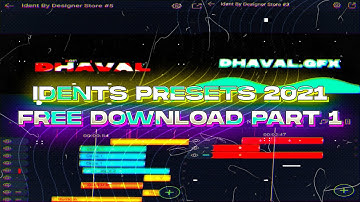 TOP 5 BEST FREE IDENTS PRESETS 2021 ANDROID/IOS "PROJECT PACKAGE & XML"(ALIGHT MOTION)#ident #pack