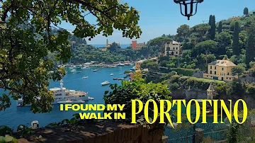 Unbelievably Beautiful Portofino, Italy Walking Tour- 4K Dolby Vision