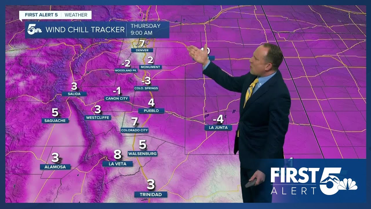 Arctic blast Thursday morning to give way to a late week warm-up - YouTube