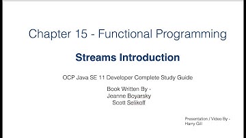 Functional Programming Part 7 -  Java Streams - JavaCertification 11 Certification