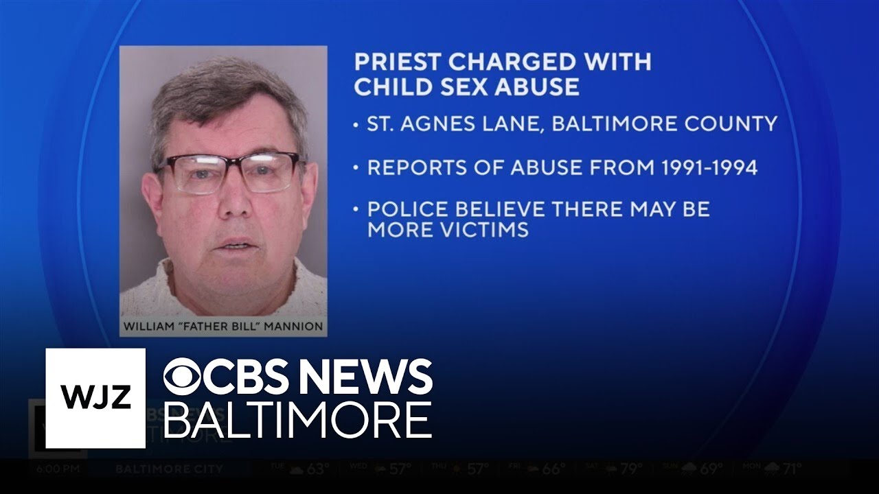 Maryland priest charged with child sex abuse - YouTube