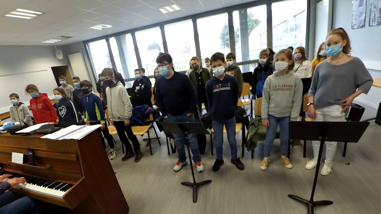 2020 2021 - Collège Gustave Flaubert - Duclair - Chorale groupe 6èmes -  Sunday Bloody Sunday