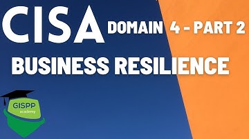 CISA Domain 4 | Information Systems Operations and Business Resilience Part 2 | Learn CISA
