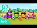 Learn Colors with Color Bus and more! | Compilation | Colors & Rhymes for Kids | Pinkfong & Hogi