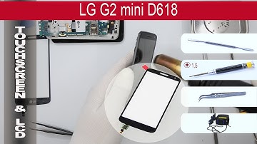 How to replace 🔧 📱 Digitizer (Touch screen) LG G2 mini D618