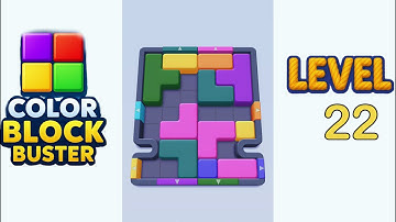 Color Block Buster Level 22 Walkthrough Solution