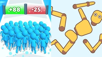 Count Master VS Ragdoll Break Satisfying ASMR Gameplay (Android,ios) (New Update)