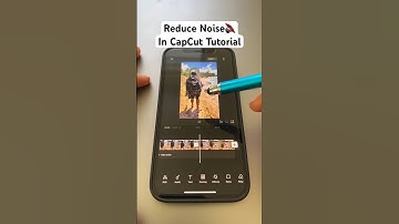 How to Reduce Noise For Your Video in CapCut - Audio Tutorial (July 27, 2023)