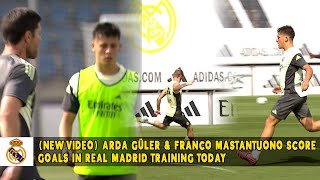 New Epic Video Arda Güler & Franco Mastantuono Score Goals In Real Madrid Training Today