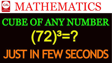 How To Calculate Cube In Your Head