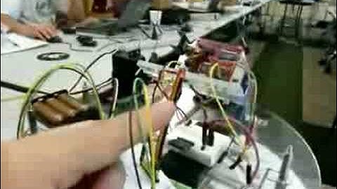 Flex sensor servo control with SunSPOTs