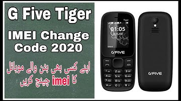 G Five Tiger IMEI Change Code 2020 || G Five Tiger IMEI Change Without Computer 2020