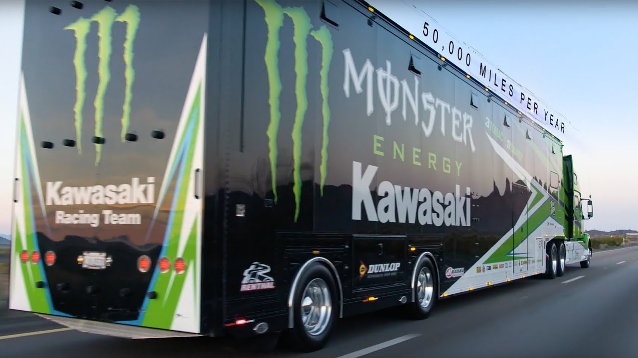 Monster Energy Truck and Trailer 