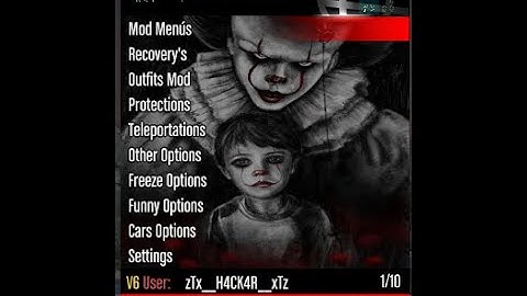 GTA 5 MOD lOADER PENNYWISE V6 OFW NO JB USB BLUS