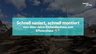 Schnell Saniert, Schnell Montiert Vom 60Er-Jahre-Einfamilienhaus Zum Effizienzhaus