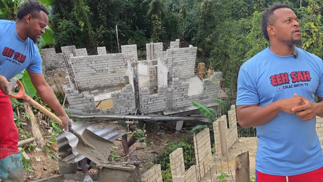 Project X  || finish box n cast D porch columns || rough cast CONT'D || bar & dining construction