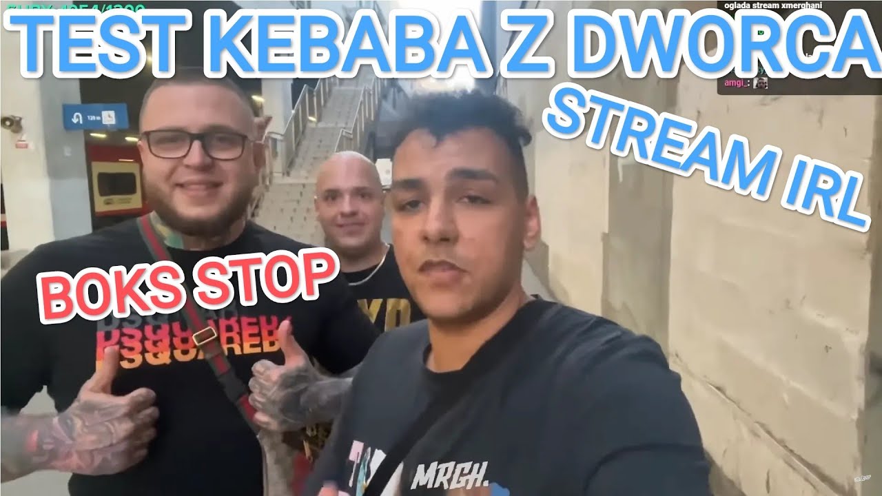 Bandura Merghani Lysy Test jedzenia z dworca BOKS STOP Odklejka w restauracji