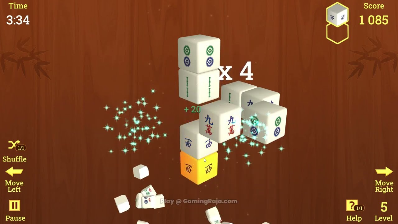 Mahjong 3D Connect no Jogos 360