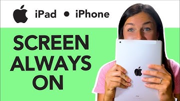 How to Make the Screen Stay On - Turn Off Auto-Lock On an iPad or iPhone