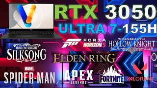 ASUS VIVOBOOK PRO 15 Core Ultra 7 155H + RTX 3050 6GB TEST GAMING