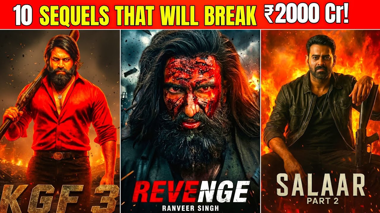 Top 10 Biggest Indian Sequels 2026–27 | Dhurandhar’s Revenge Era Begins