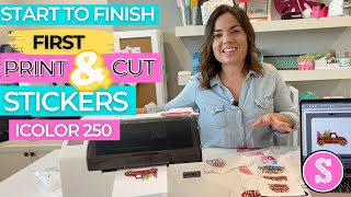 iColor 250 Print and Cut Sticker Machine: Start to Finish Beginner Tutorial screenshot 4