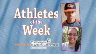 Hospital of Central Connecticut New Britain Herald Athletes of the Week Video Package