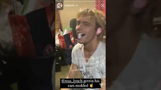 Ross Lynch getting his in ears molded Net Worth