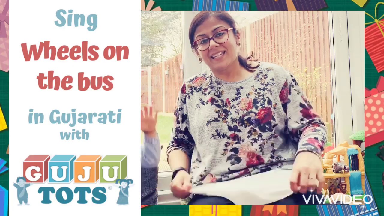 Learn WHEELS ON THE BUS in Gujarati Gujutots “Bus Na Paidan