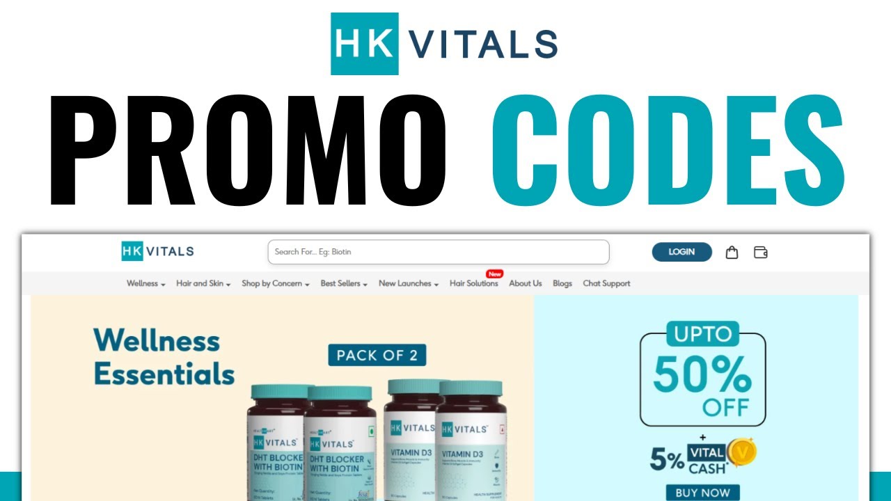 HK Vitals Coupon Codes TOP 3 COUPON CODES (2024) YouTube