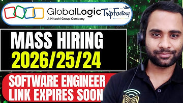Mass Hiring Batch 2026, 2025, 2024 | Zoho, GlobalLogic, TripFactory, volkswagen