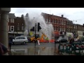 Twickenham, water mains burst