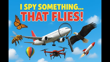 I Spy something that flies--An interactive rhyming riddle that kids will love!