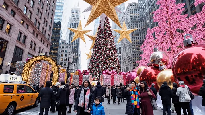 NYC Christmas 2025 | Stunning Holiday Walk Through the Most Magical Decorations in New York