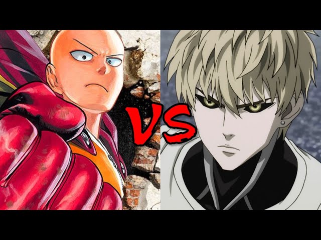 Manga colors on X: One punch man OPM - Genos vs Saitama glowing