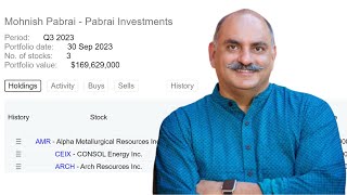 Mohnish Pabrai is LOADING UP on this NEW STOCK  \\  Pabrai Investments Portfolio Update 2023