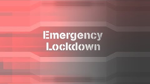 Emergency Lockdown by FrostDragonGD