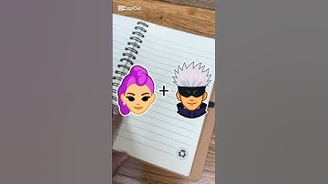 KPOP Demon Hunters Rumi + Gojo | Combine Art| #drawing #anime