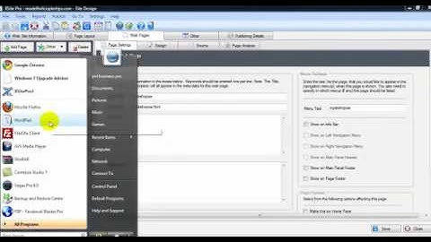 Export and import your website