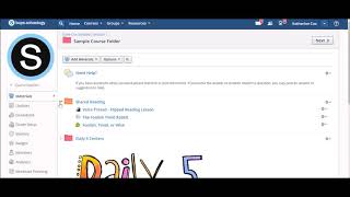 Schoology for Students - Navigating Folder Students