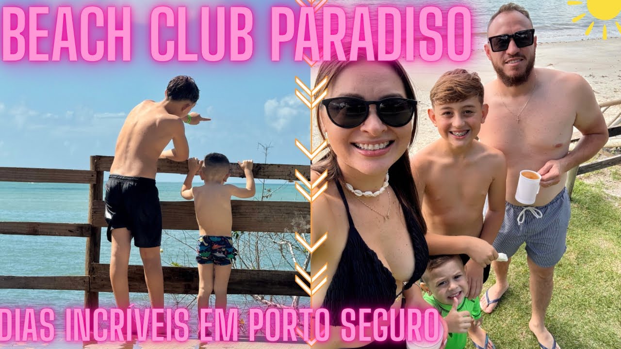 Porto Seguro/ Beach Club Paradiso / brinquedos aquáticos