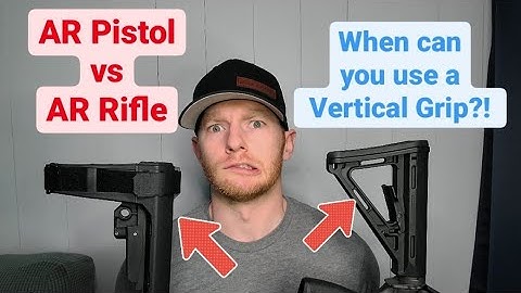 AR "Pistool" versus AR "Geweer" - ATF-regels uitgelegd en wanneer je een verticale greep kunt geb...