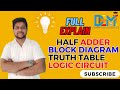 Half Adder Beginner's Tutorial. Digital Electronic.