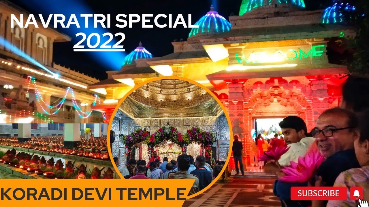 Koradi Mata Mandir 2022 | Shree Mahalaxmi Temple Nagpur | Navratri ...