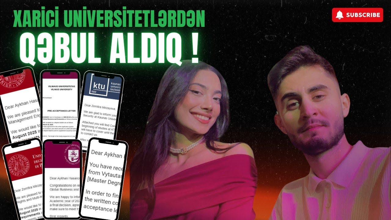 Xarici Universitetlərdən Qəbul Aldıq! I Təcrübəmiz və Interview Məsləhətlərimiz