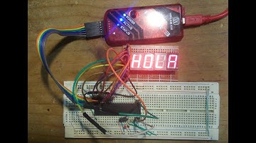 PICK18F4550 Programación en CCSC Compiler HOLA modulo diplay (Circuito, Código, Simulación)