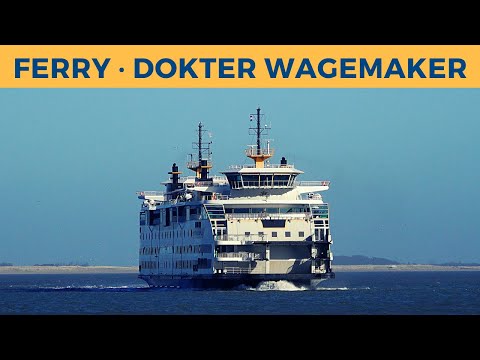 Arrival & departure of ferry DOKTER WAGEMAKER, TESO (Den Helder)