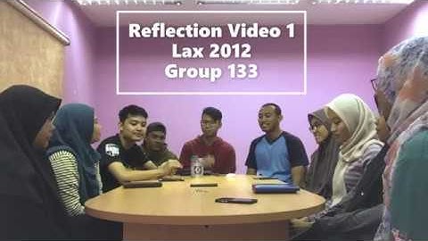 Reflection Video 1 LAX 2012 Group 133