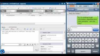 LivePerson API featuring Chat via SMS